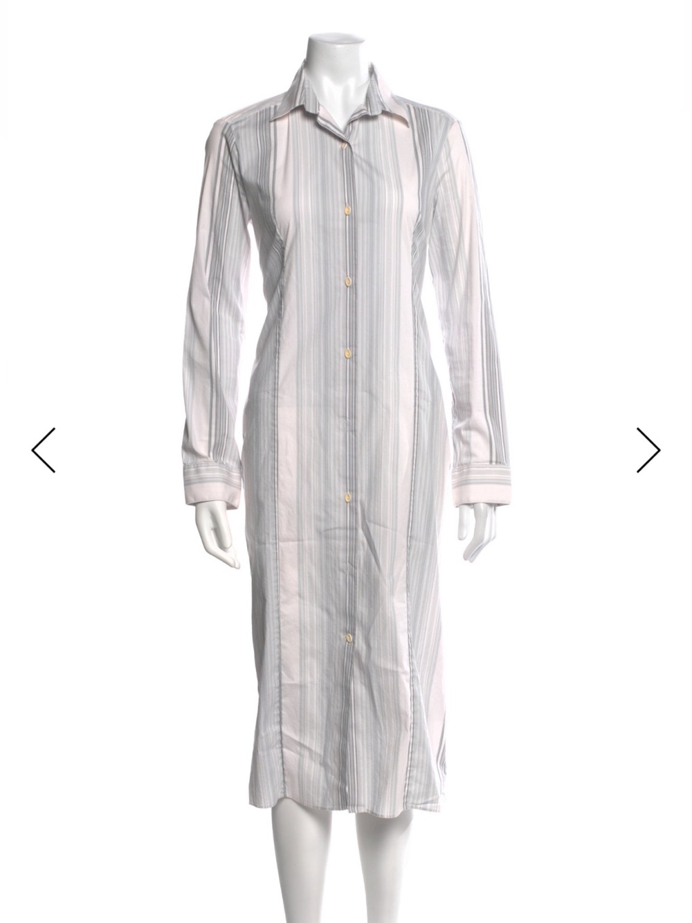 Faithful the Brand striped midi length dress XS